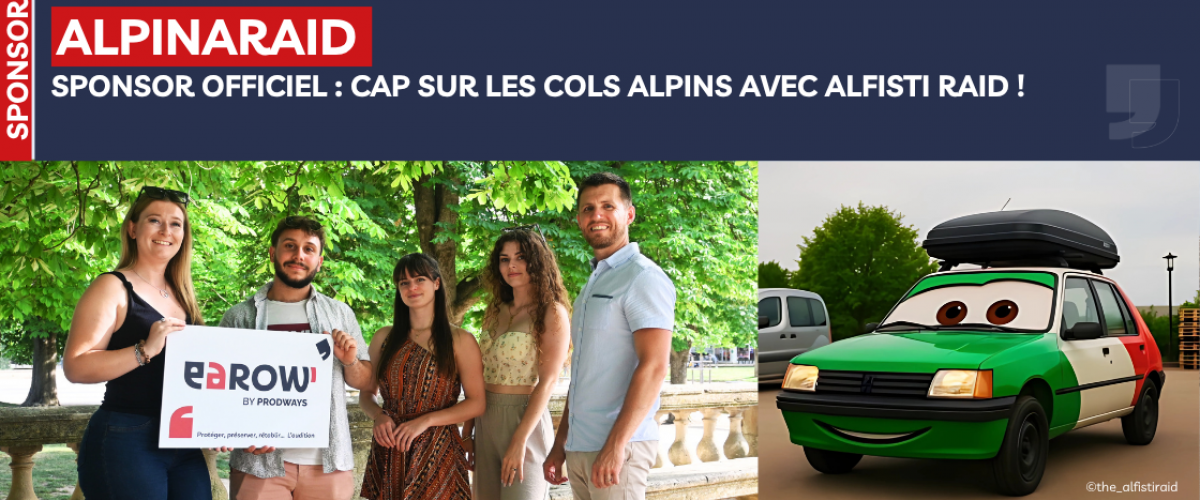 SPONSOR OFFICIEL - CAP SUR LES COLS ALPINS AVEC ALFISTIRAID !